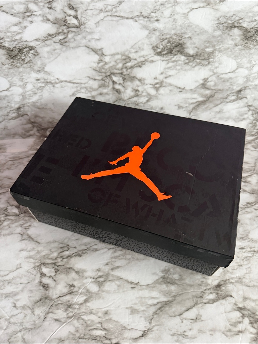 Box Only Air Jordan 3 Retro Total Orange